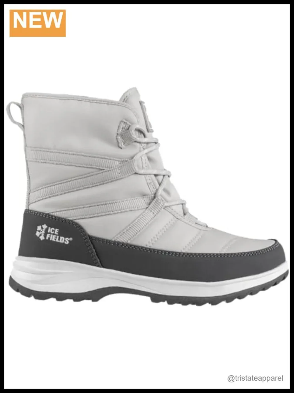 Women's Waterproof Snow Boots Lace Up Insulated Winter Boots Mid-Calf